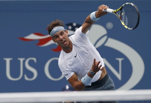 Rafael Nadal khoi dau toc do tai US Open 2013 hinh anh