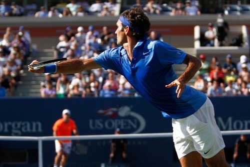 Djokovic, Federer ‘toc hanh’ vao vong 2 US Open hinh anh