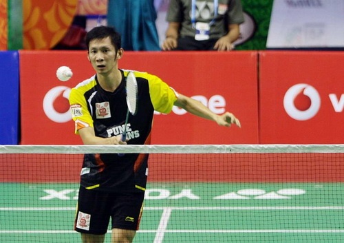 Tien Minh rong cua bao ve ngoi vuong tai Dai Loan hinh anh