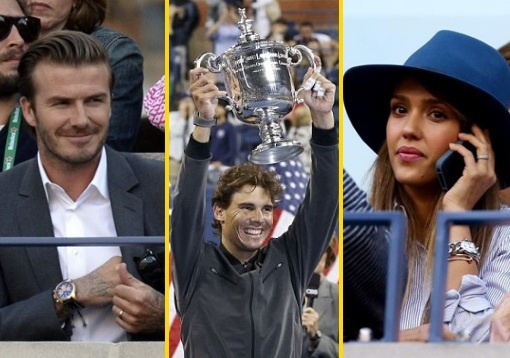 Dan sao Hollywood xem Nadal vo dich US Open hinh anh