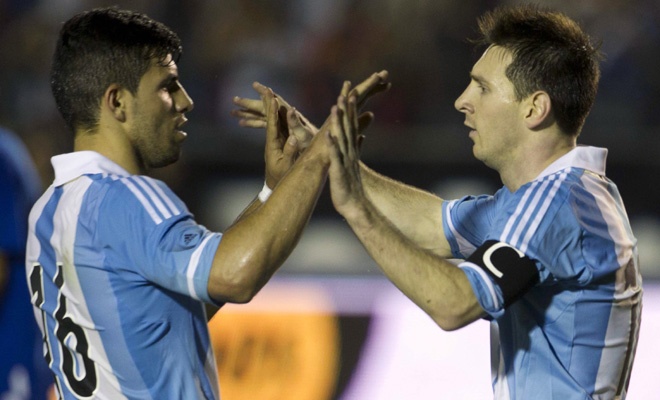 Messi lap cu dup dua Argentina den World Cup hinh anh