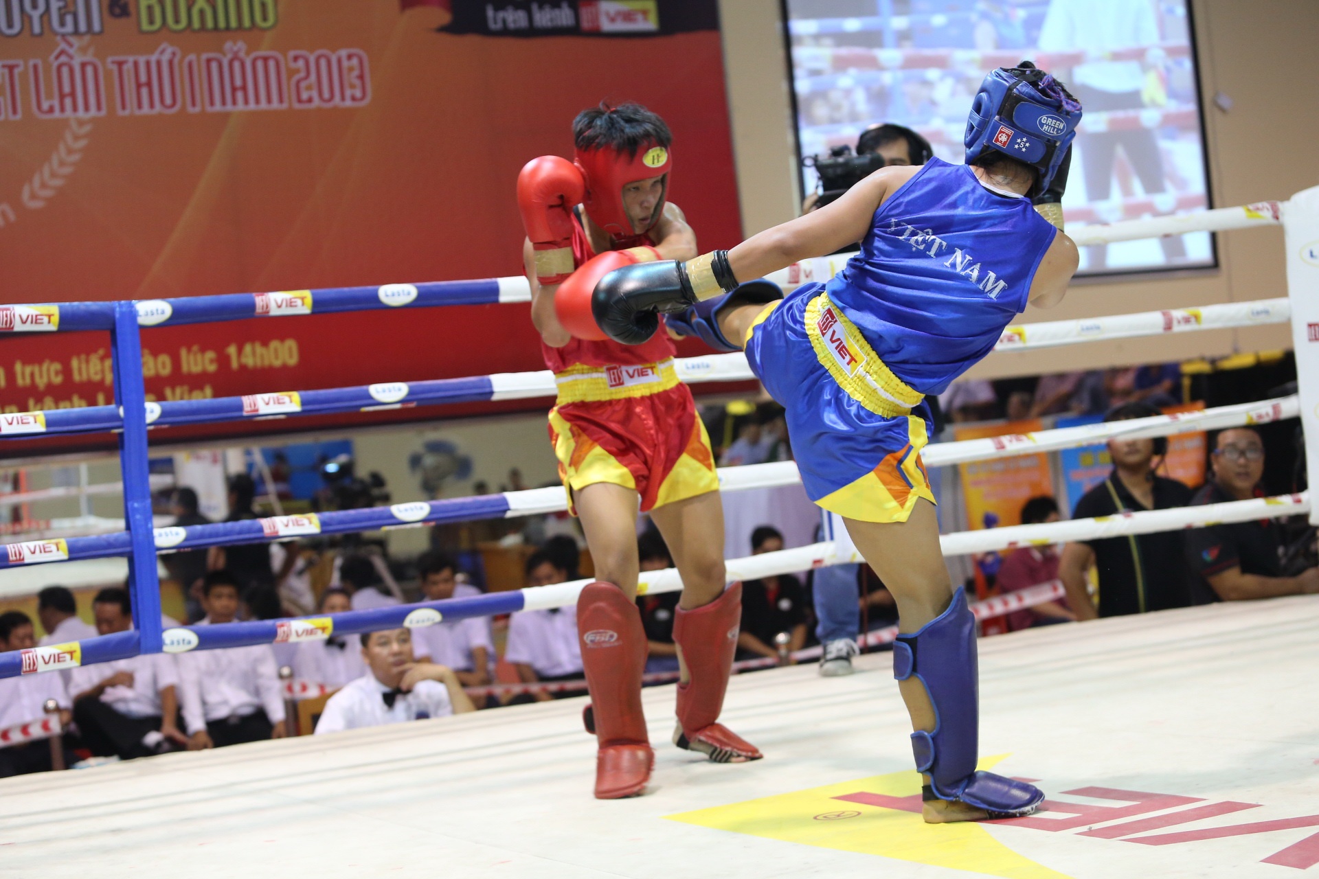 Khai mac giai Kickboxing toan quoc hinh anh