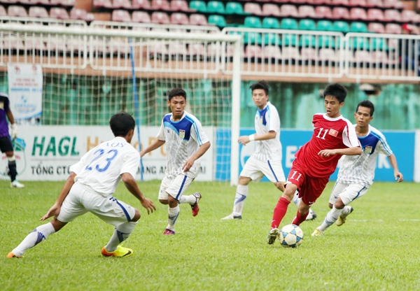 U19 Viet Nam huong den hat-trick chien thang truoc U19 Lao hinh anh