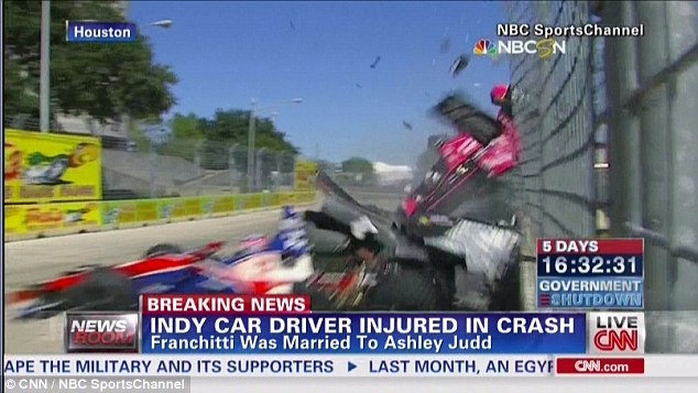 Tai nan tai duong dua IndyCar khien 13 nguoi bi thuong hinh anh