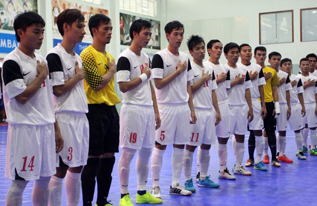 Futsal Viet Nam tim ve du VCK chau luc hinh anh