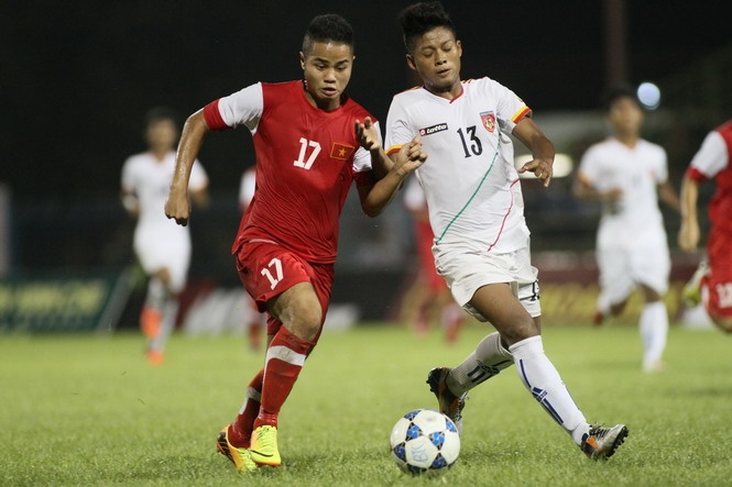 U22 Viet Nam thua ngay tran dau giai tien SEA Games hinh anh