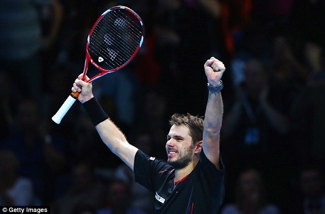 ‘Nguoi thep’ Wawrinka khoi dau thuan loi tai ATP Tour Finals hinh anh