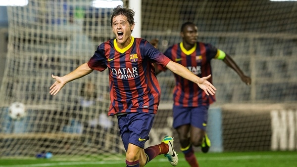 U19 Barca nhan loi so tai cung U19 Viet Nam hinh anh