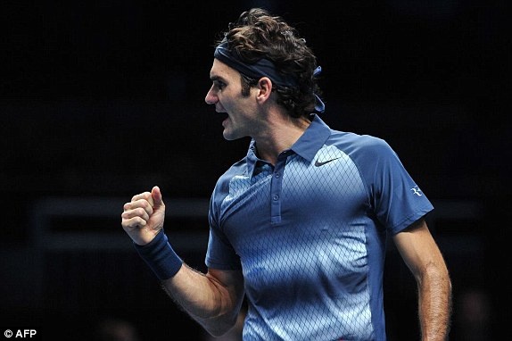 Federer nguoc dong than ky truoc Del Potro hinh anh