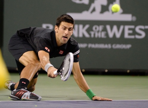 Djokovic- Victor Hanescu. hinh anh