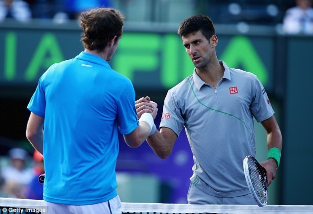 Djokovic có chiến thắng ấn tượng trước Andy Murray.