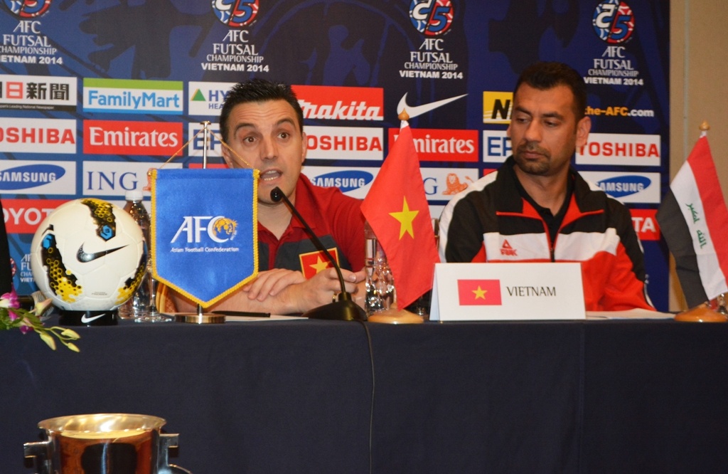 Tuyen futsal Viet Nam quyet danh bai Iraq hinh anh