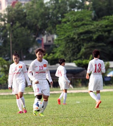 Asian Cup 2014 là cơ hội cực lớn để tuyển nữ được góp mặt tại World Cup 2015. Đối thủ chính của họ là Jordan, Thái Lan và Myanmar.