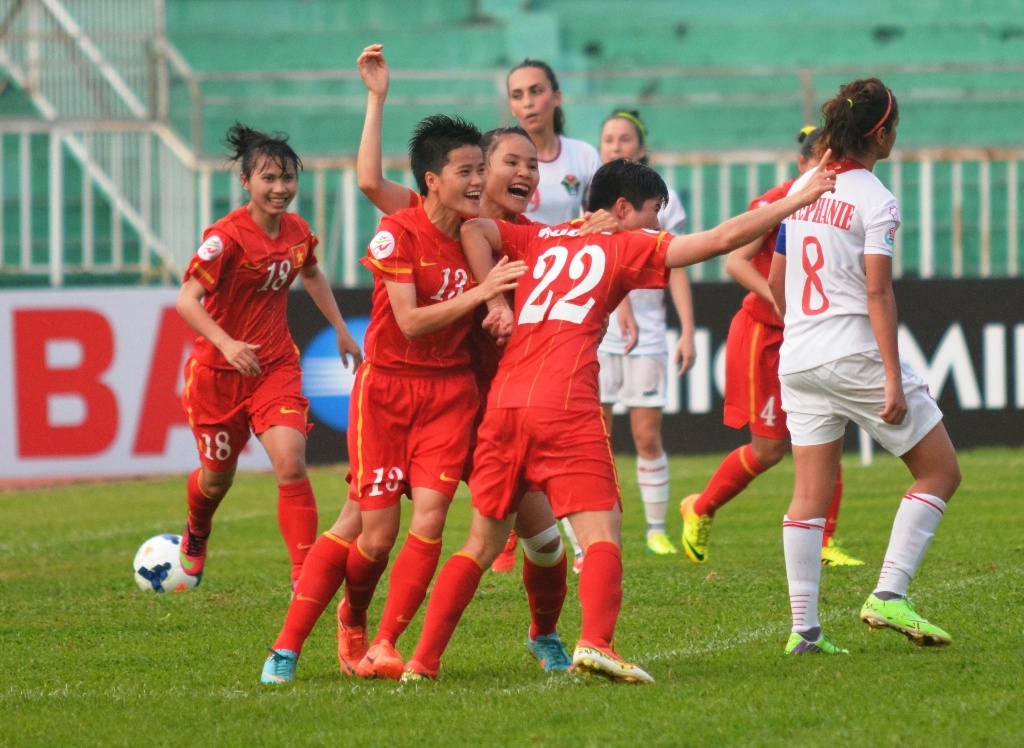 Tuyen nu Viet Nam mo toang canh cua du play-off World Cup hinh anh