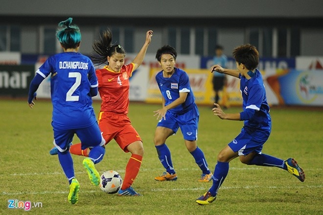 Ở chung kết SEA Games 27, Việt Nam đã thua 1-2 dù dẫn trước sau pha ghi bàn của Minh Nguyệt.