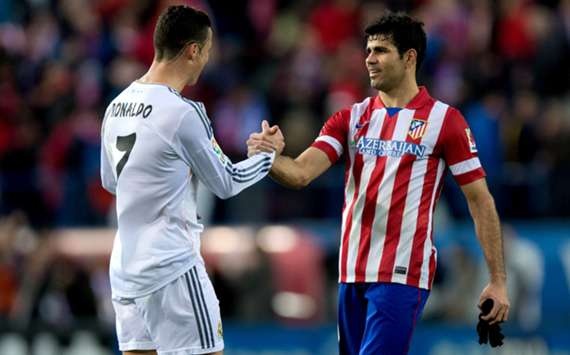 Ronaldo có 16 bàn, trong khi Diego Costa có 8 bàn. Họ là 2 trong số những chân sút tốt nhất châu Âu mùa bóng này.