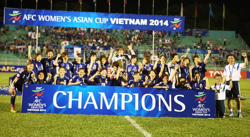 Tuyen nu Nhat Ban lan dau vo dich chau luc hinh anh