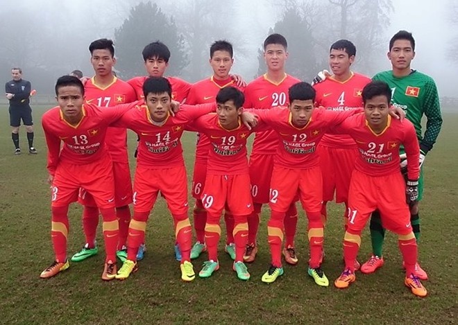 U19 Viet Nam du giai vo dich U22 Dong Nam A hinh anh