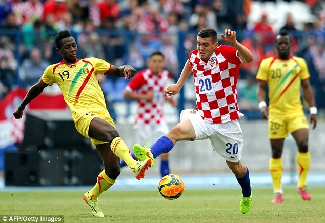 Meteo Kovacic là nhân tố có thể gây nên đột biên ở tuyến giữa Croatia bên cạnh 2 đàn anh Modric và Rakitic. Ảnh: Getty Images.