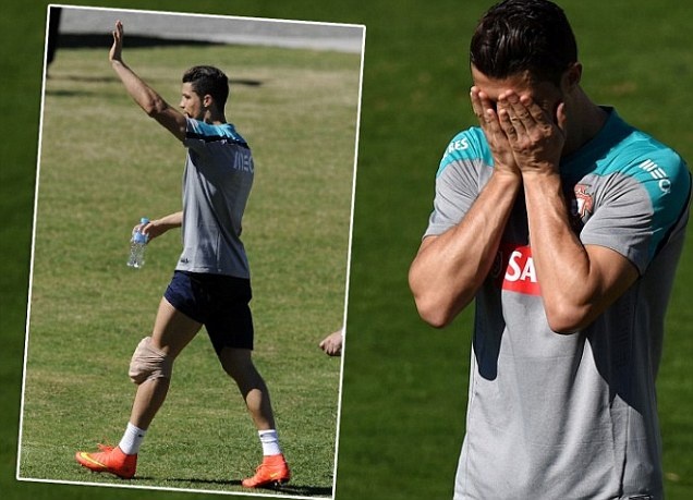 Chan thuong cua Ronaldo co the do fan nu qua khich hinh anh