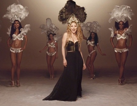 Shakira là ca sỹ thực hiện rất thành công những bài hát về bóng đá. Bài hát chính thức của World Cup 2010 mang tên Waka Waka do cô thực hiện là bài hát về bóng đá bán chạy nhất mọi thời đại.