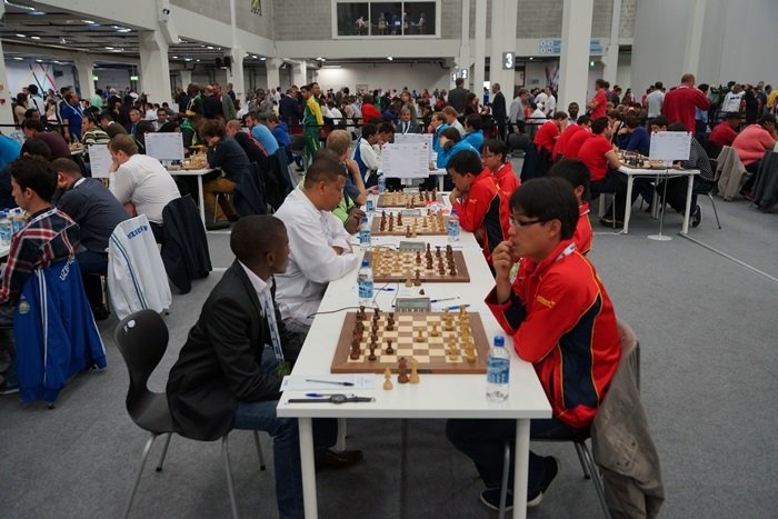 Co vua Viet Nam dai thang tai vong 1 giai Olympiad hinh anh