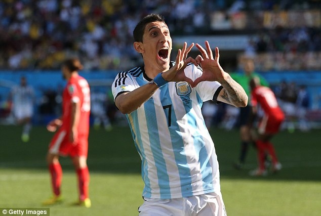 Việc Di Maria không thi đấu ở trận chung kết World Cup là thiệt thòi lớn cho Argentina.