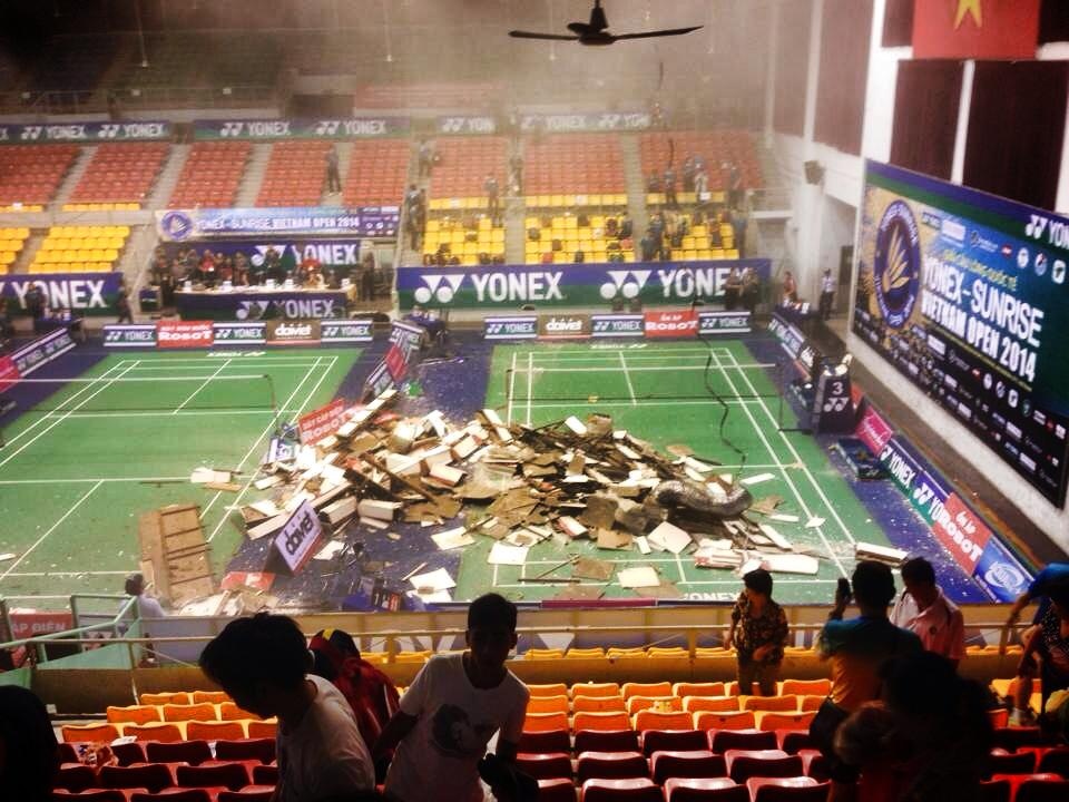 Sap tran nha thi dau giai cau long Viet Nam mo rong hinh anh