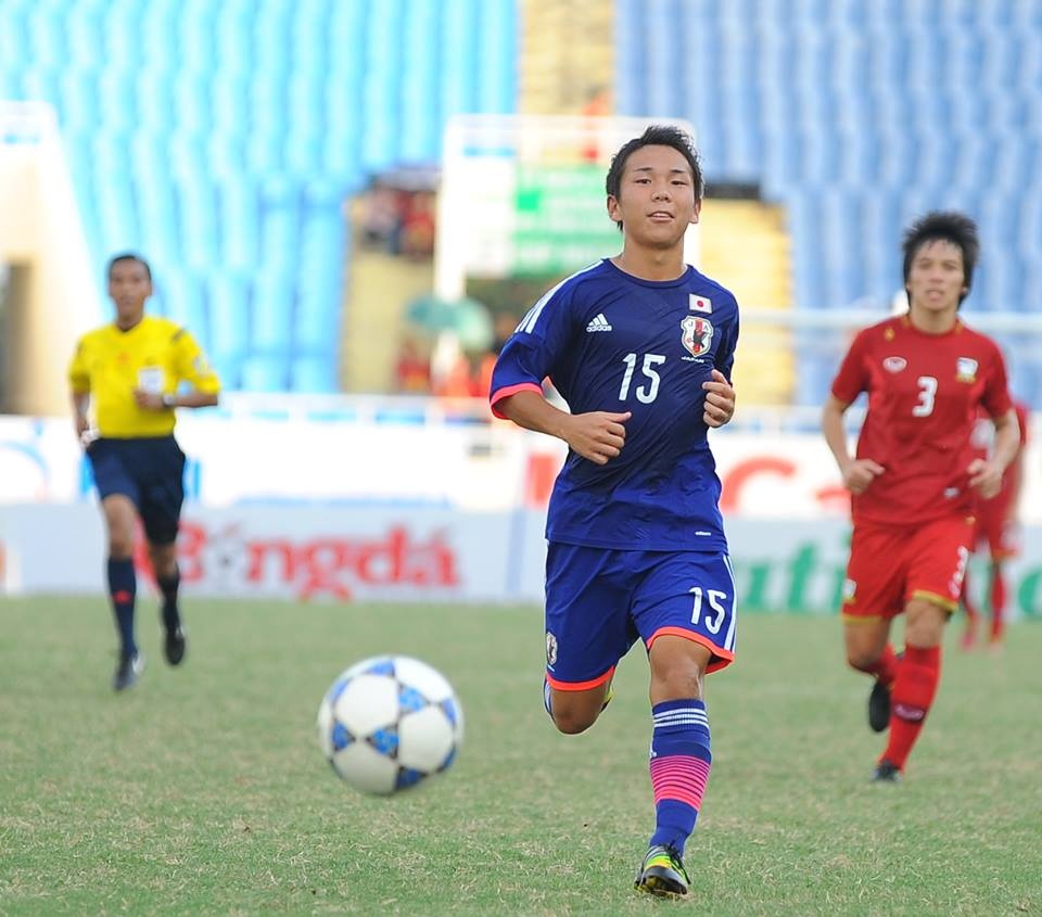 Cầu thủ này chính là người ấn định chiến thắng 3-2 cho U19 Nhật Bản trước Việt Nam ở vòng bảng sau 1 cú dứt điểm chéo góc.