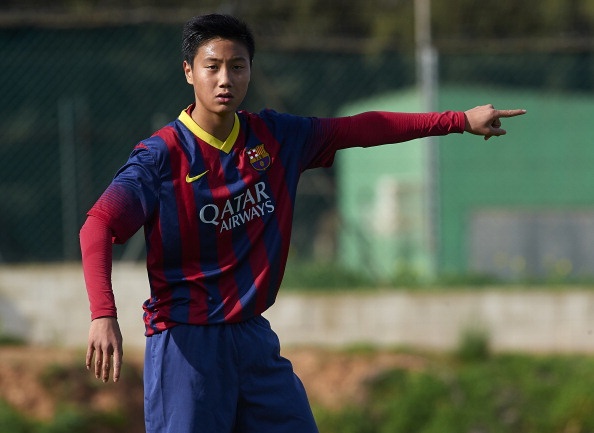 Messi Han Quoc dan dau bo tu sieu dang doi dau U19 Viet Nam hinh anh