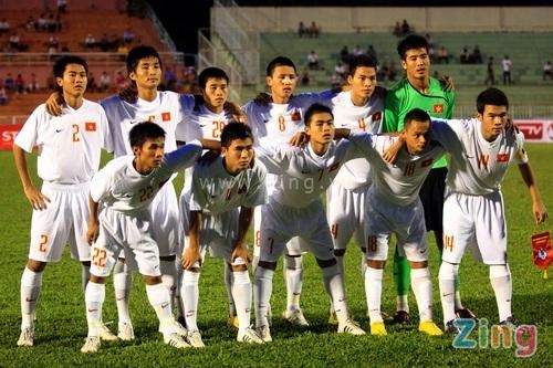 Đội hình U19 Việt Nam năm 2010 từng thi đấu ngang ngửa với U19 Hàn Quốc dưới sự dẫn dắt của HLV Triệu Quang Hà. Ảnh: Nguyễn Việt.