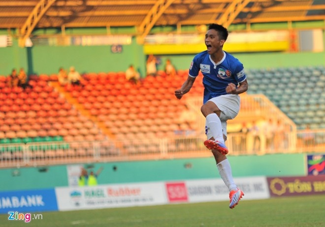 Lê Hoàng Thiên là một trong những cựu binh được HAGL giữ lại phục vụ cho mùa bóng 2015.