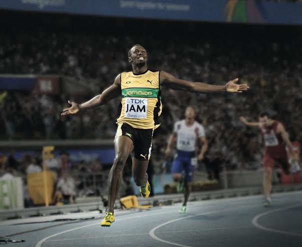 Usain Bolt, người chạy nhanh nhất hành tinh cũng tham gia vào chiến dịch Forever Faster.