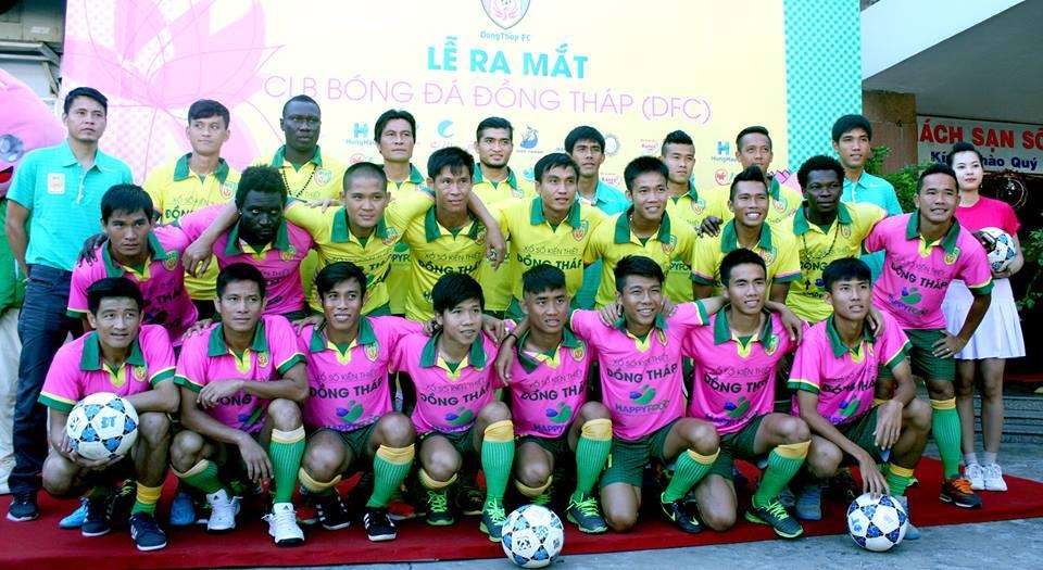 Đồng Tháp mùa tới có nhiều doanh nghiệp chung tay góp sức để nuôi đội bóng. Ảnh: Fanpage CLB Bóng đá Đồng Tháp.