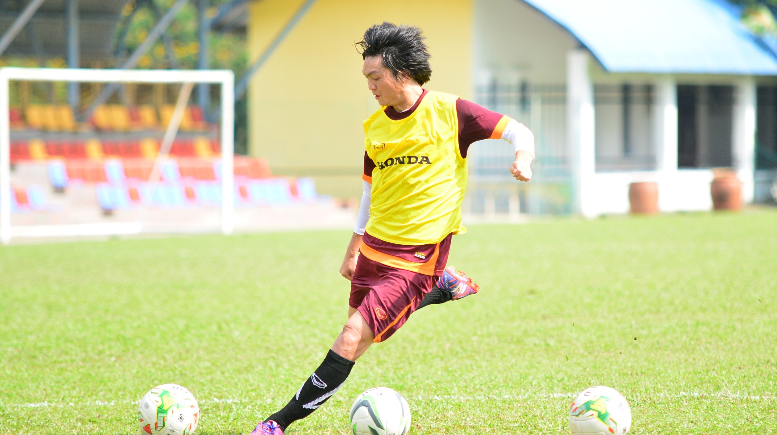 Tuan Anh, Van Toan tich cuc tap dut diem truoc tran gap U23 Macau. hinh anh