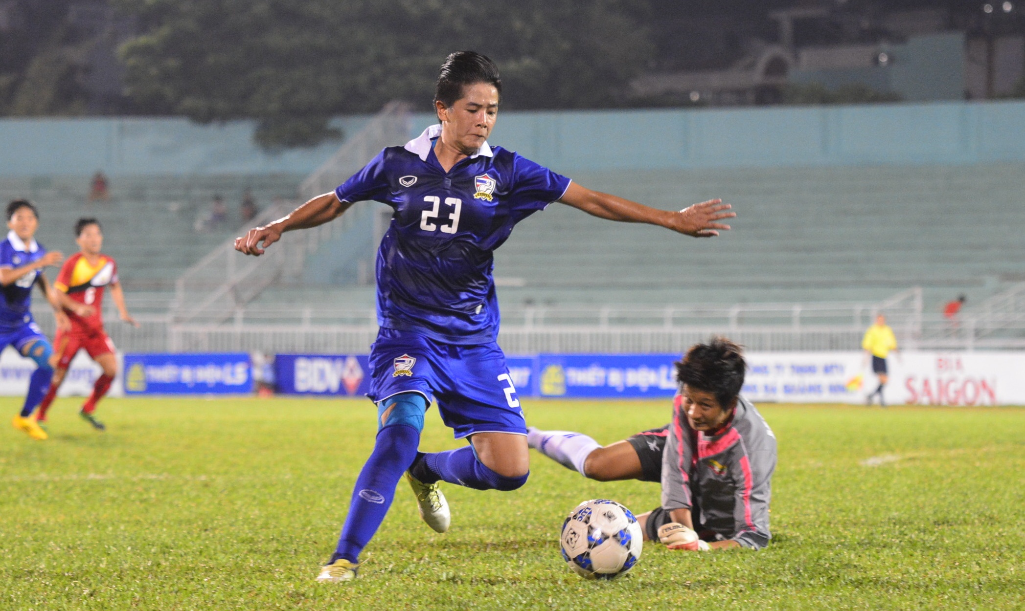 Vo dich AFF Cup, tuyen nu Thai Lan huong den World Cup hinh anh