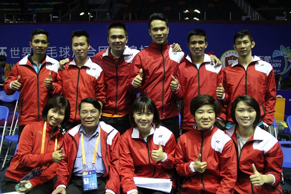 Tuyen cau long Viet Nam toan thang tai giai Sudirman Cup hinh anh