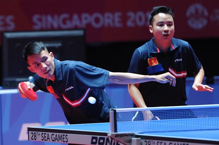 Đinh Quang Linh không còn cơ hội tái lập thành tích đoạt HCĐ đôi nam như cách đây 6 năm.