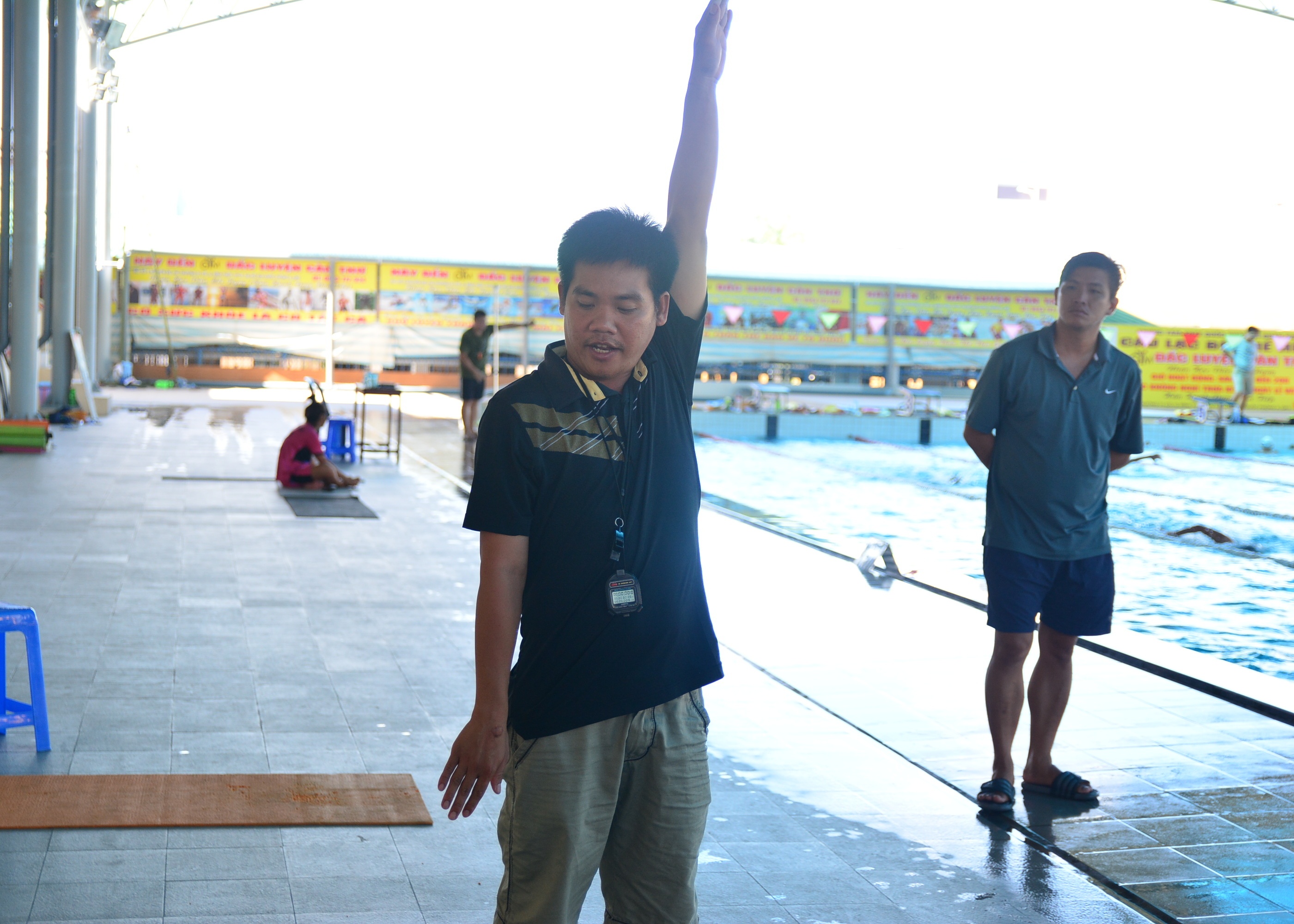 HLV Võ Thanh Bình gắn bó với Ánh Viên khi cô mới vào trung tâm nên rất hiểu học trò. 