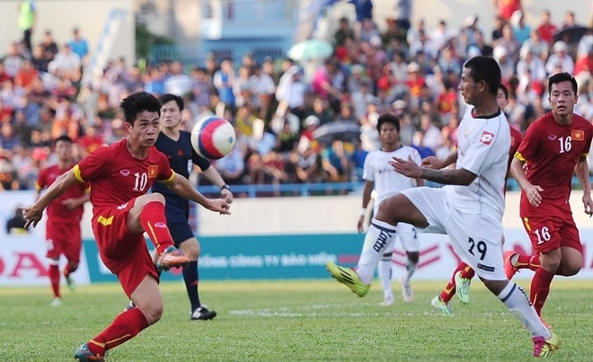 U23 Viet Nam gap lai U23 Myanmar o ban ket hinh anh