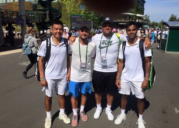 Lý Hoàng Nam cùng Sumit Nagal đã tạo nên bất ngờ lớn ở nội dung đôi nam trẻ.