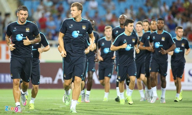 Dù không có đội hình mạnh nhất nhưng những cầu thủ như Dzeko, Kolarov hứa hẹn sẽ gây nhiều khó khăn cho ĐTVN.