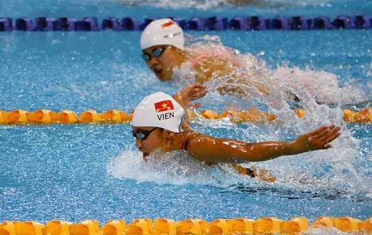 Anh Vien do tai ‘nguoi dan ba thep’ noi dung 200 m tu do hinh anh