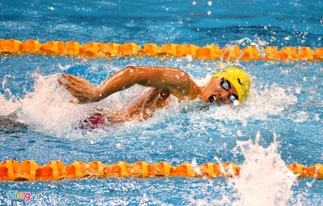 Hoàng Quý Phước không vượt qua chính mình ở giair VĐTG năm nay. Ảnh: Hoàng Hà.