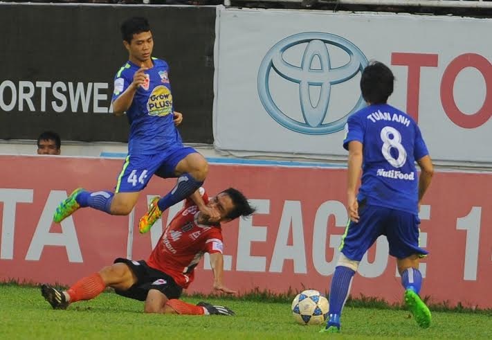 HAGL chia quan du giai U21 quoc gia, quoc te hinh anh