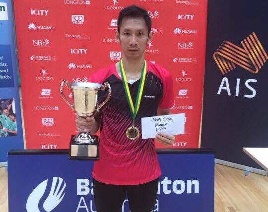 Tien Minh vo dich giai cau long Sydney mo rong hinh anh