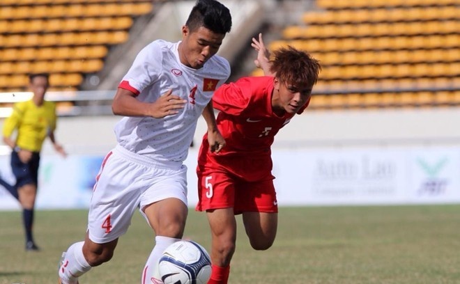 Thang 5-0, U19 Viet Nam dan dau bang vong loai chau A hinh anh