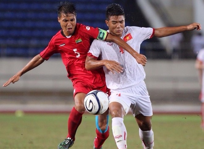 Thang kich tinh, Myanmar cung U19 Viet Nam tranh ngoi dau hinh anh
