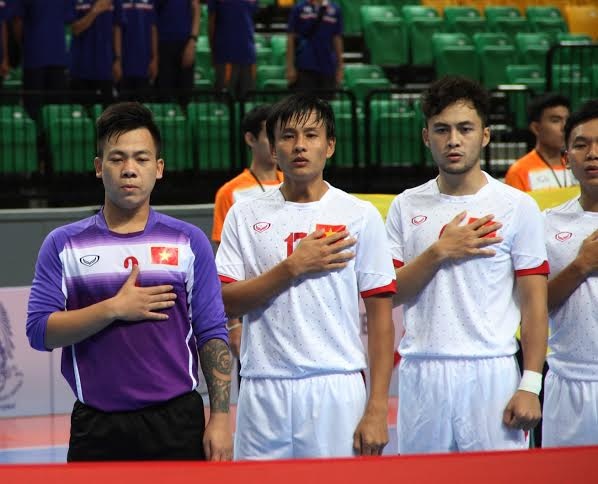 Tuyen futsal Viet Nam cham tran Thai Lan o giai DNA hinh anh