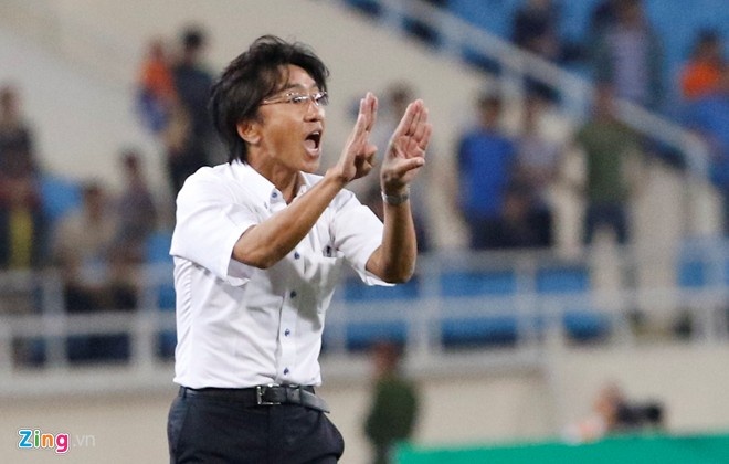 HLV Miura đã nghĩ ra phương sách đối phó với tuyển Thái Lan.
